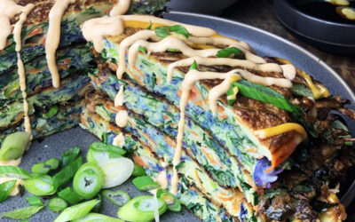 Okonomiyaki – Japanese Vegetable Pancakes