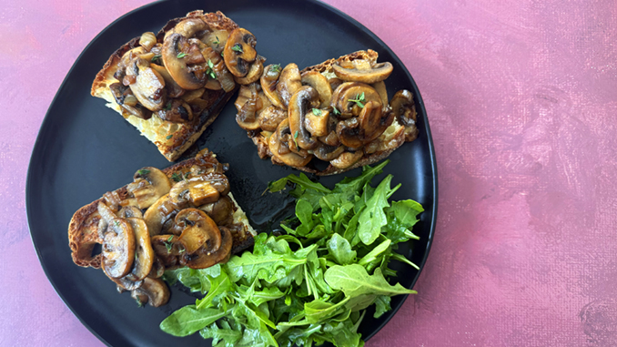 Mushrooms on Toast