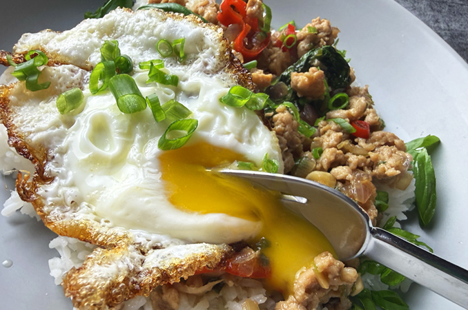 Easy Ground Chicken Basil Stir-Fry (30-Minute Dinner)